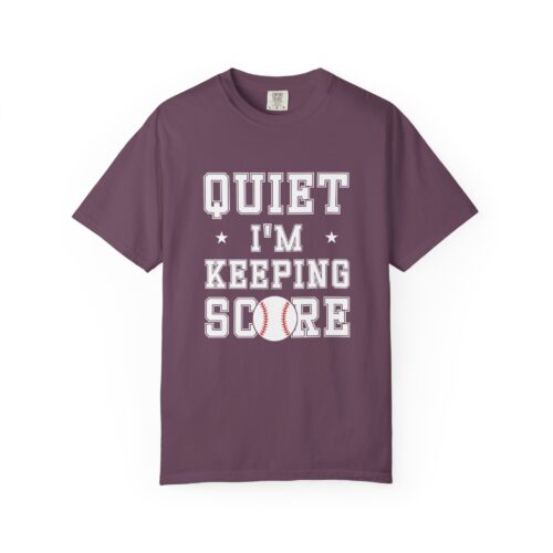 Baseball Scorekeeper T-Shirt | Unisex Garment-Dyed Tee | Ideal for Sports Fans, Coaches, Birthdays, and Game Days. - Image 9