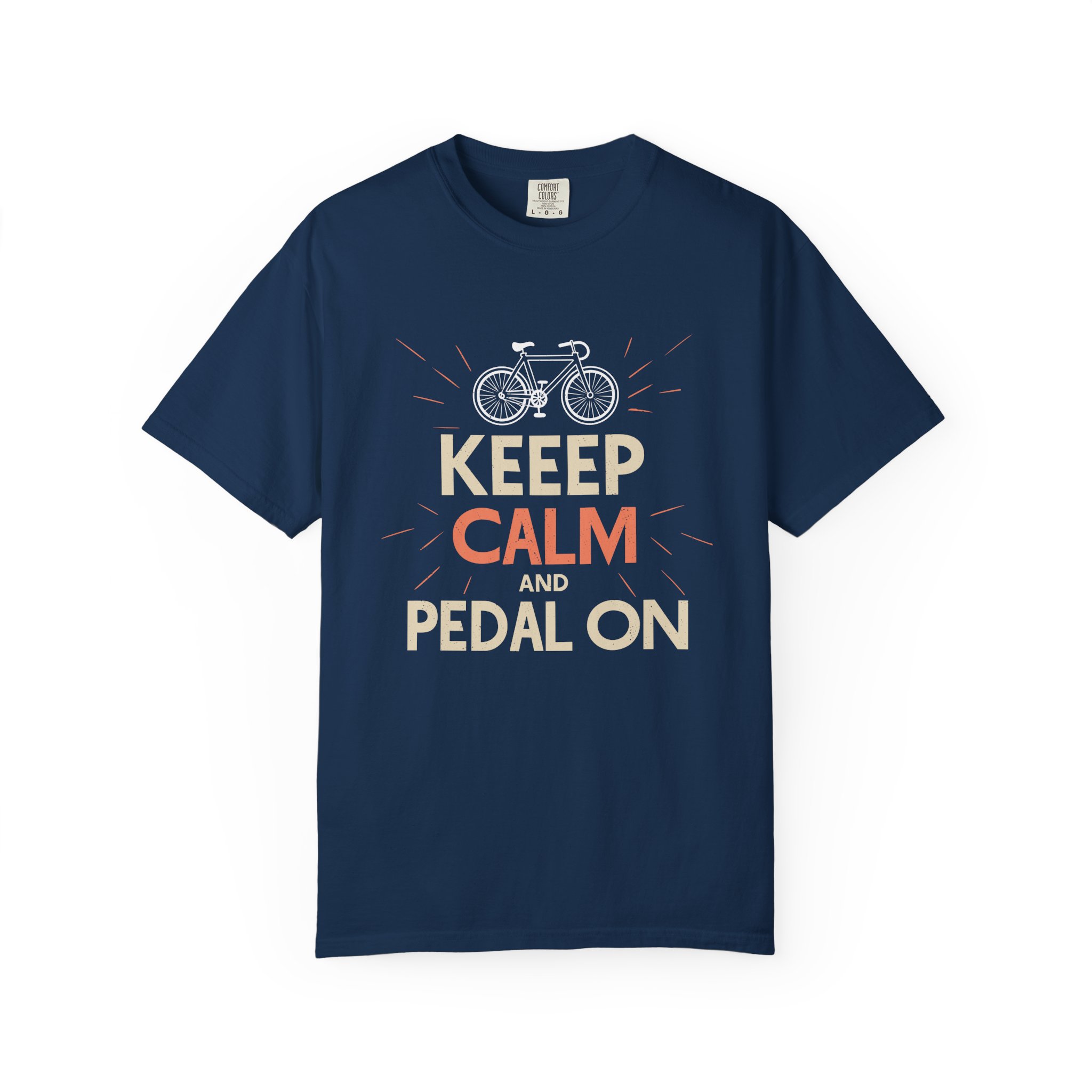 Unisex Bicycle Theme T-Shirt, Keep Calm and Pedal On Tee, Gift for Cyclists, Vintage Style Top, Casual Wear, Bike Lover Shirt. - Image 41