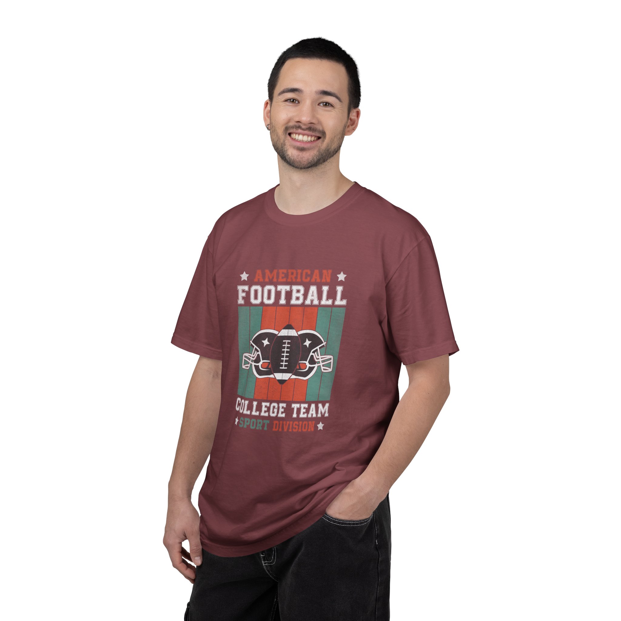 American Football College Team Unisex Garment-Dyed T-Shirt, Sports Fan Tee, Game Day Shirt, Gift for Football Lovers. - Image 51