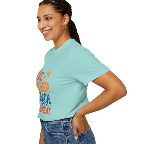 Beach Life Unisex T-Shirt - Eat Sleep Beach Repeat, Summer Wear, Vacation Shirt, Gift for Beach Lovers, Relaxed Summer Style. - Image 38