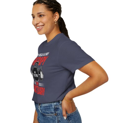 Fitness Is My Therapy T-Shirt — Gym Sanctuary Workout Tee. - Image 14