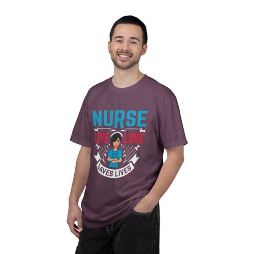 Nurse Live Love T-shirt, Unisex Medical Apparel, Gift for Nurses, Healthcare Worker Tee, Funny Nurse Shirt. - Image 11