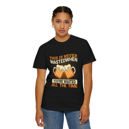 Funny Beer T-Shirt, Unisex Garment-Dyed Tee, Perfect for Parties, Birthdays, Beer Lovers Gift, Casual Wear. - Image 5