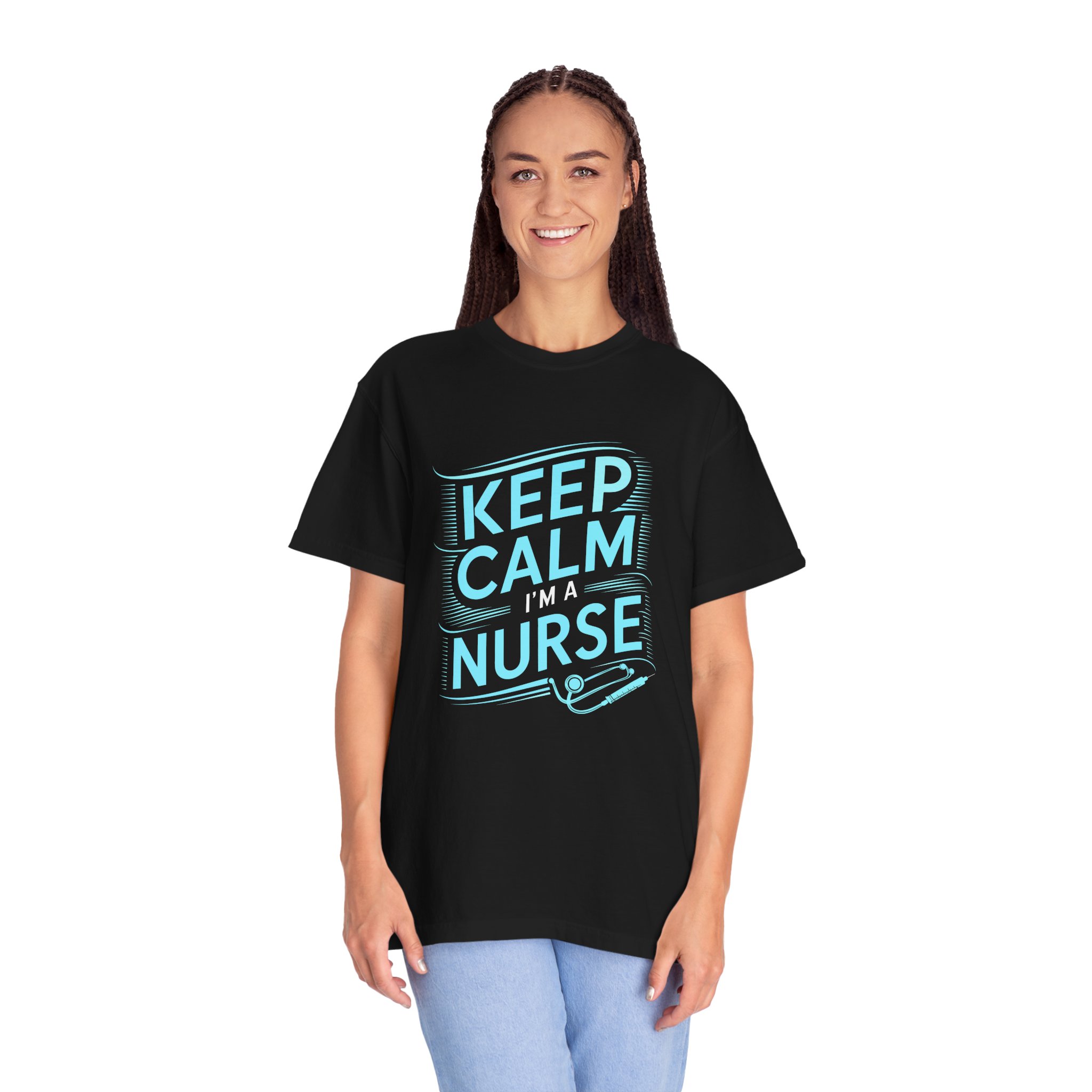 Nurse Appreciation T-Shirt | Keep Calm I'm a Nurse Tee | Gift for Nurses | Healthcare Worker Shirt | Comfortable Unisex Apparel. - Image 20