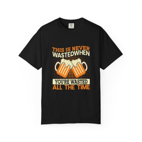 Funny Beer T-Shirt, Unisex Garment-Dyed Tee, Perfect for Parties, Birthdays, Beer Lovers Gift, Casual Wear. - Image 1