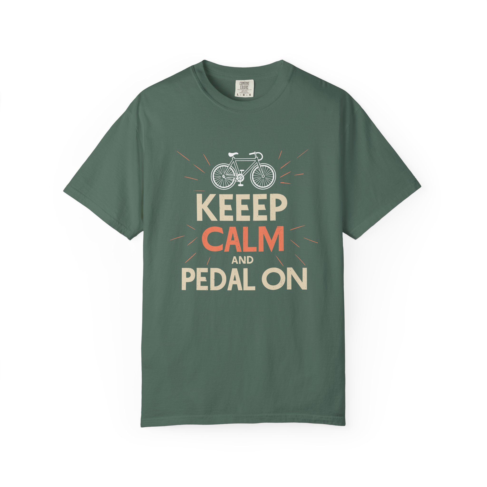 Unisex Bicycle Theme T-Shirt, Keep Calm and Pedal On Tee, Gift for Cyclists, Vintage Style Top, Casual Wear, Bike Lover Shirt. - Image 25