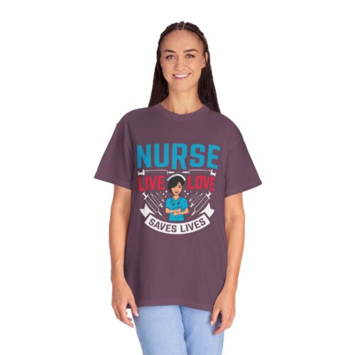 Nurse Live Love T-shirt, Unisex Medical Apparel, Gift for Nurses, Healthcare Worker Tee, Funny Nurse Shirt. - Image 12