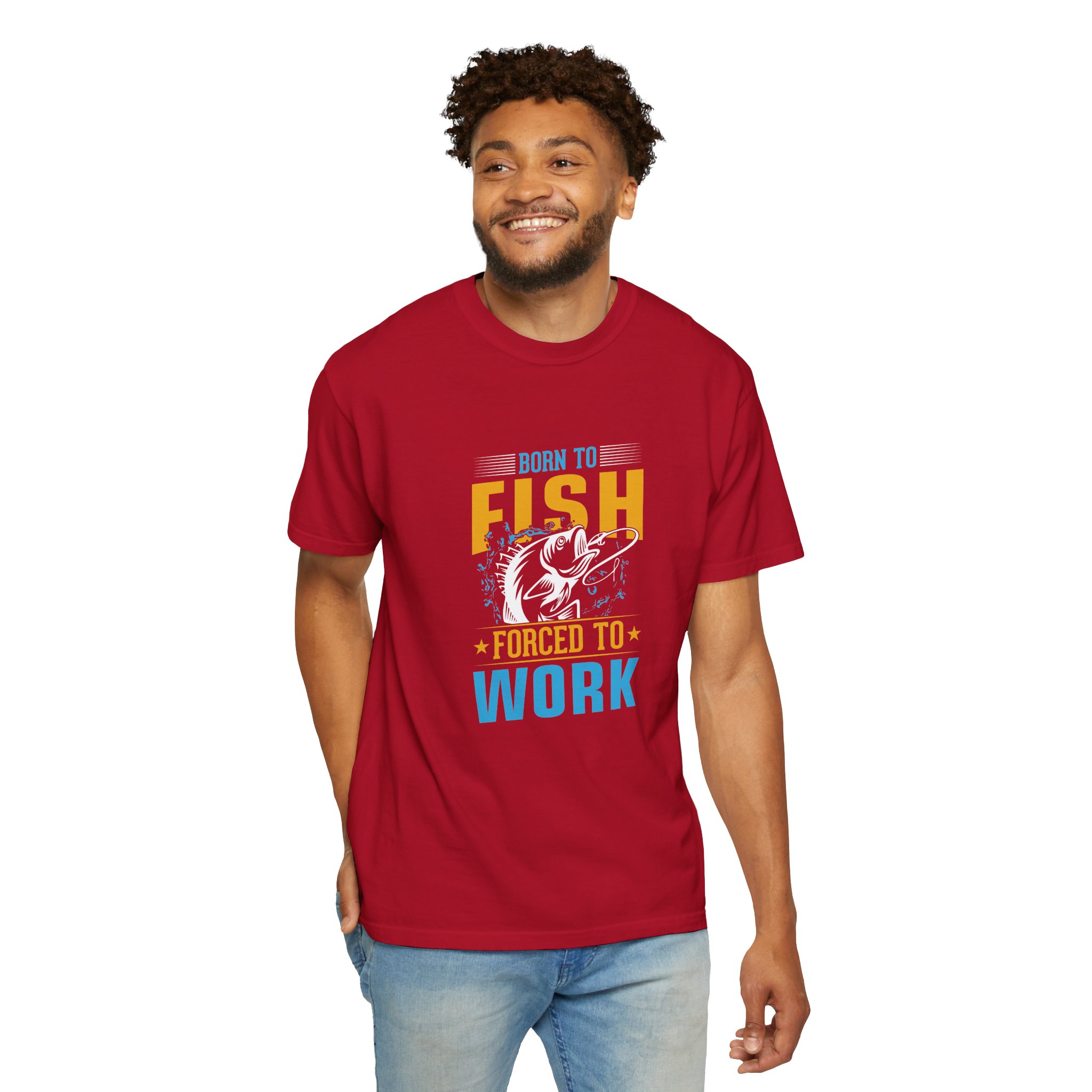 Born to Fish Graphic T-Shirt, Fishing Gift, Unisex Tee, Outdoor Apparel, Birthday Present, Casual Wear. - Image 20