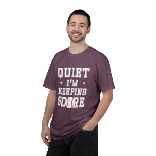 Baseball Scorekeeper T-Shirt | Unisex Garment-Dyed Tee | Ideal for Sports Fans, Coaches, Birthdays, and Game Days. - Image 11