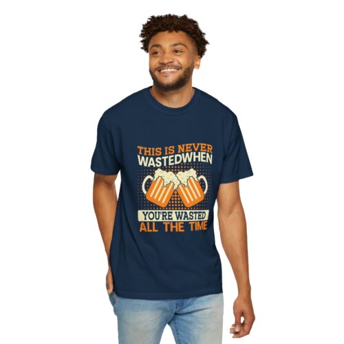 Funny Beer T-Shirt, Unisex Garment-Dyed Tee, Perfect for Parties, Birthdays, Beer Lovers Gift, Casual Wear. - Image 31