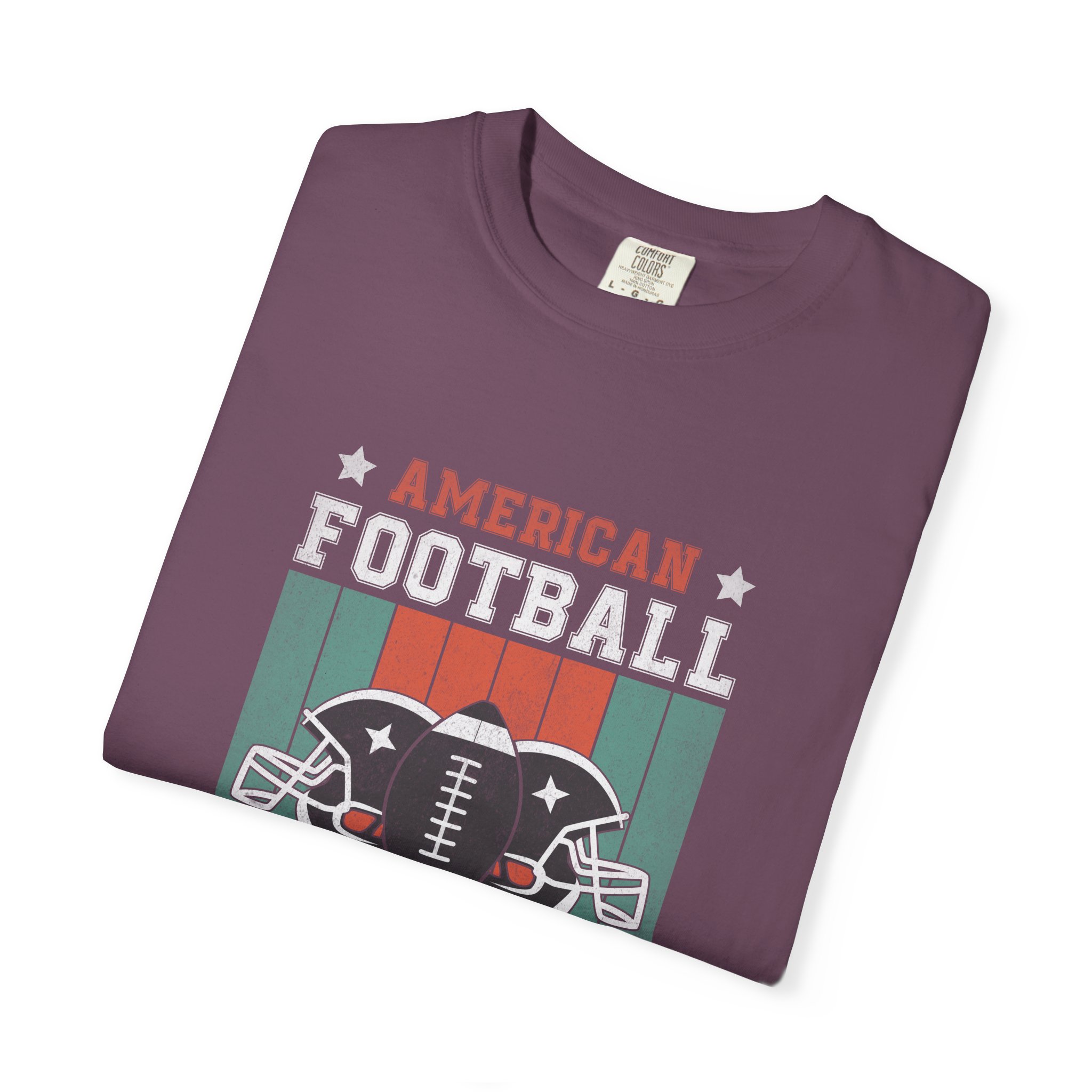 American Football College Team Unisex Garment-Dyed T-Shirt, Sports Fan Tee, Game Day Shirt, Gift for Football Lovers. - Image 18