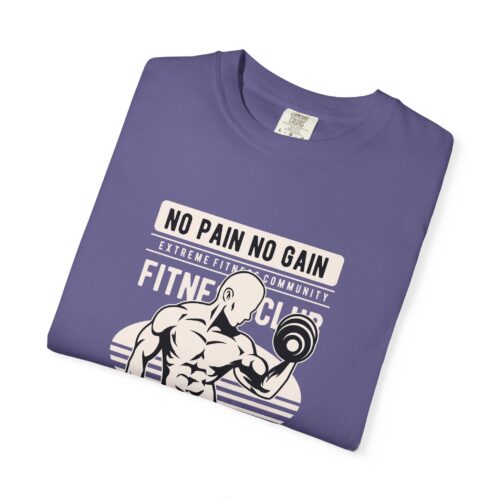 Fitness Motivation T-Shirt, Workout Tee, Gym Gear, Gift for Lifters, Unisex Casual Top, No Pain No Gain Design. - Image 42