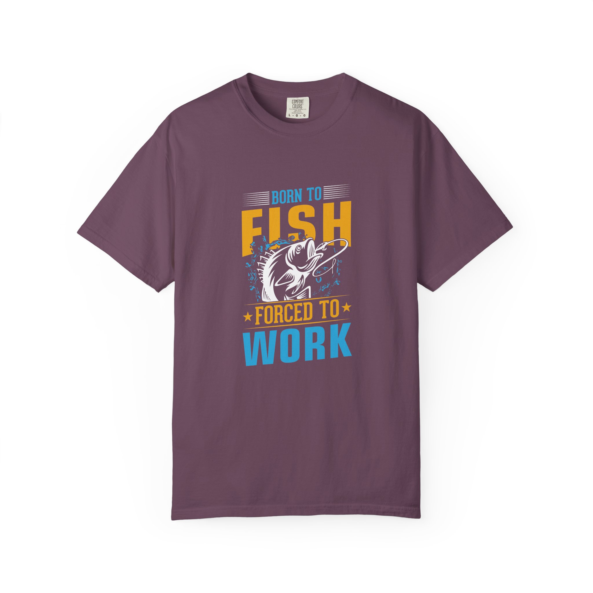 Born to Fish Graphic T-Shirt, Fishing Gift, Unisex Tee, Outdoor Apparel, Birthday Present, Casual Wear. - Image 8
