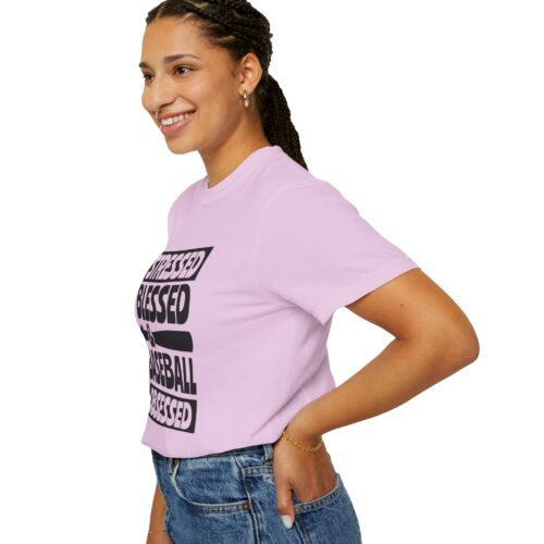 Stressed Blessed Baseball T-shirt - Perfect for Softball Season, Gift for Coaches, Athletes, Sport Fans, Unisex Tee. - Image 22