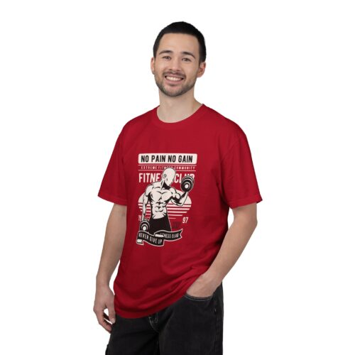 Fitness Motivation T-Shirt, Workout Tee, Gym Gear, Gift for Lifters, Unisex Casual Top, No Pain No Gain Design. - Image 27