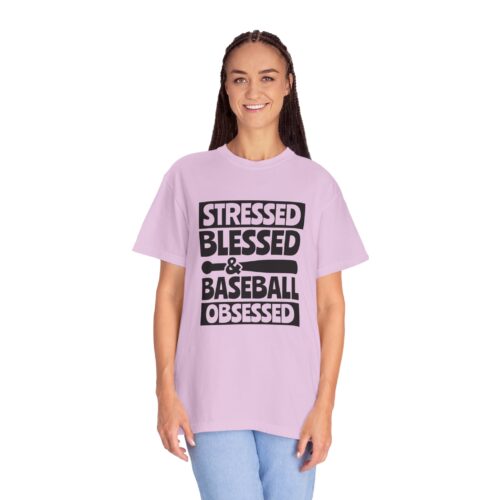 Stressed Blessed Baseball T-shirt - Perfect for Softball Season, Gift for Coaches, Athletes, Sport Fans, Unisex Tee. - Image 20