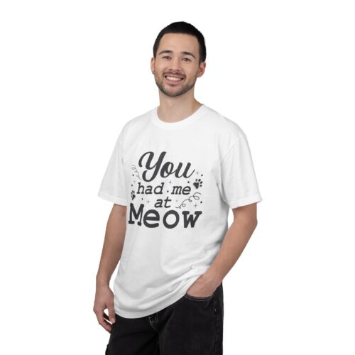 You Had Me at Meow T-Shirt — Cute Cat Lover Tee. - Image 11