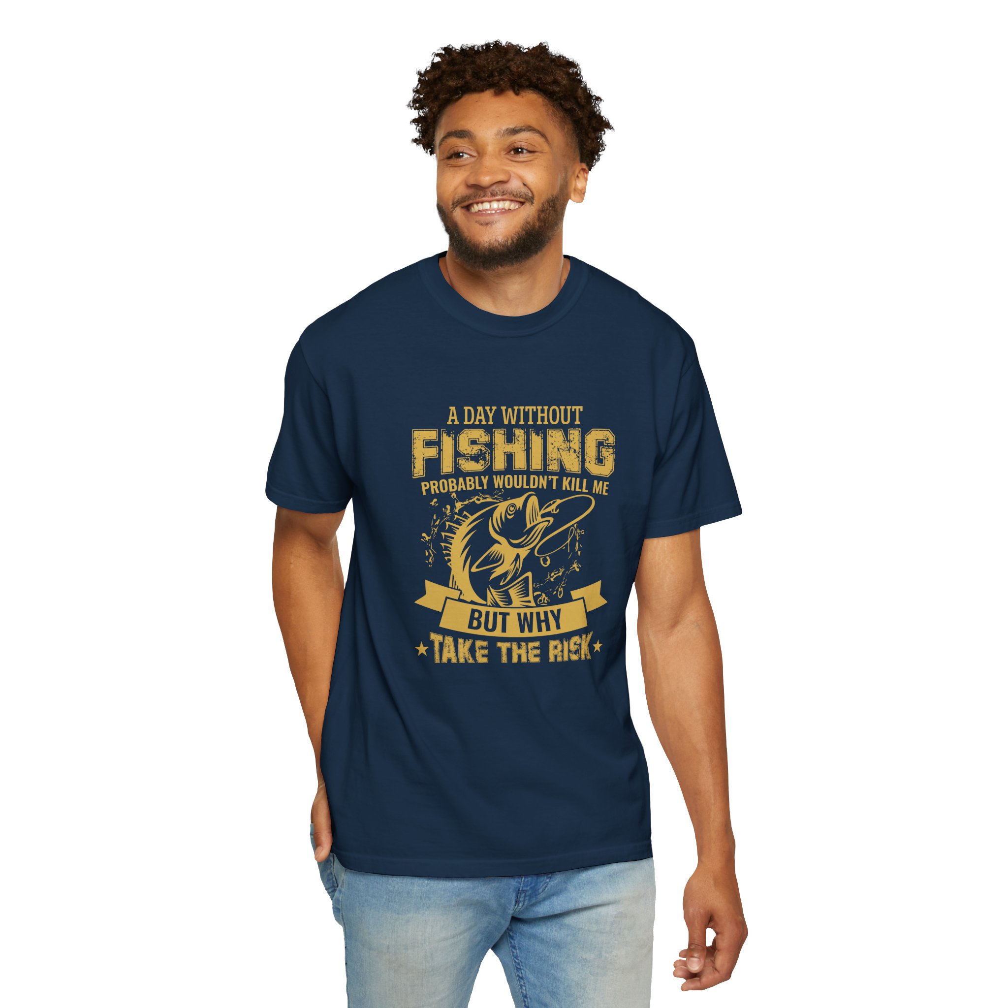 Fishing Humor Unisex T-Shirt, Fun Fishing Gift, Angler Tee, Casual Wear, Outdoor Shirt, Fishing Lover Apparel. - Image 7