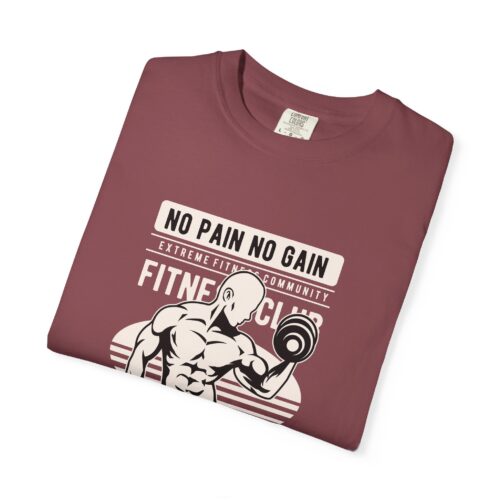 Fitness Motivation T-Shirt, Workout Tee, Gym Gear, Gift for Lifters, Unisex Casual Top, No Pain No Gain Design. - Image 50