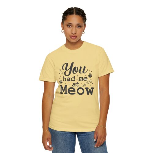 You Had Me at Meow T-Shirt — Cute Cat Lover Tee. - Image 21