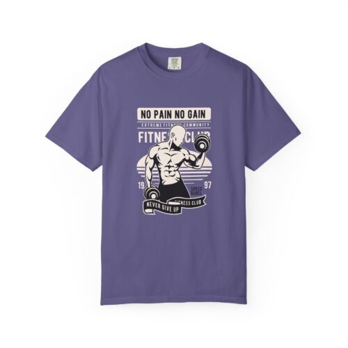 Fitness Motivation T-Shirt, Workout Tee, Gym Gear, Gift for Lifters, Unisex Casual Top, No Pain No Gain Design. - Image 41