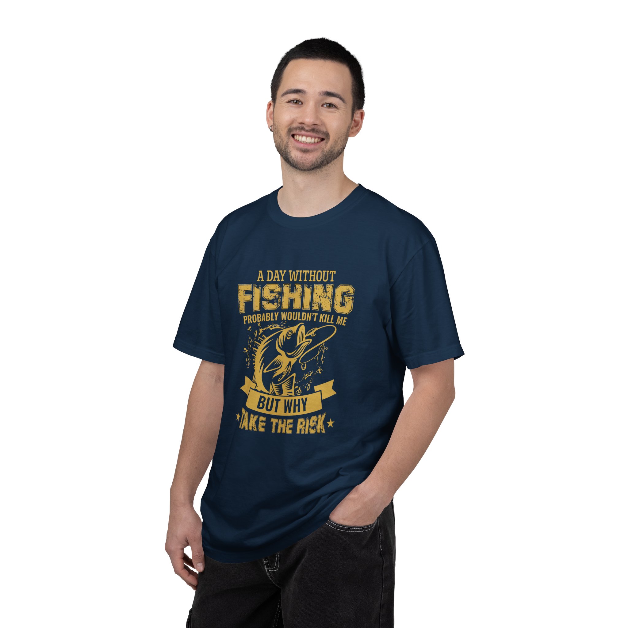 Fishing Humor Unisex T-Shirt, Fun Fishing Gift, Angler Tee, Casual Wear, Outdoor Shirt, Fishing Lover Apparel. - Image 3