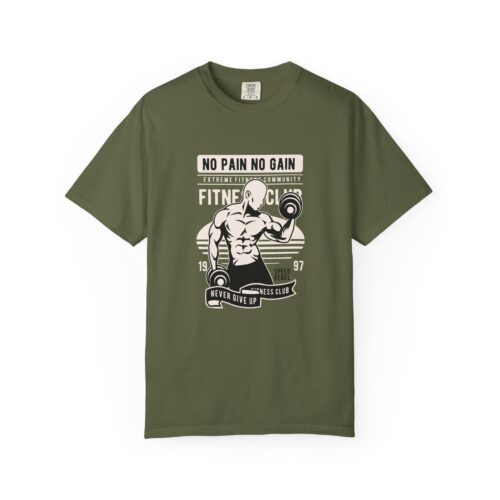 Fitness Motivation T-Shirt, Workout Tee, Gym Gear, Gift for Lifters, Unisex Casual Top, No Pain No Gain Design. - Image 33