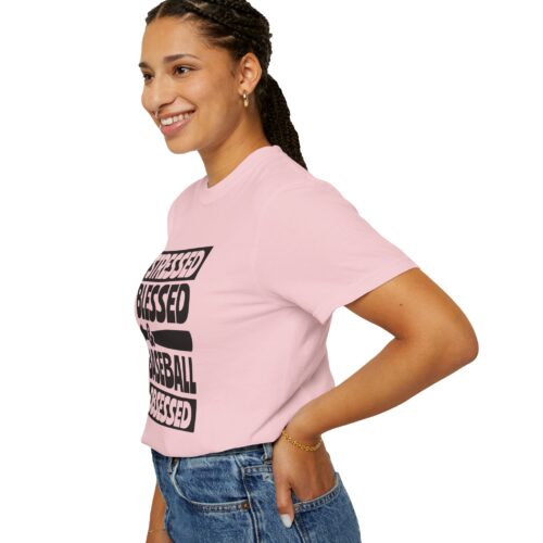 Stressed Blessed Baseball T-shirt - Perfect for Softball Season, Gift for Coaches, Athletes, Sport Fans, Unisex Tee. - Image 54