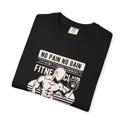 Fitness Motivation T-Shirt, Workout Tee, Gym Gear, Gift for Lifters, Unisex Casual Top, No Pain No Gain Design. - Image 18