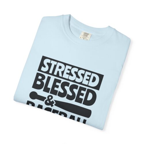 Stressed Blessed Baseball T-shirt - Perfect for Softball Season, Gift for Coaches, Athletes, Sport Fans, Unisex Tee. - Image 42