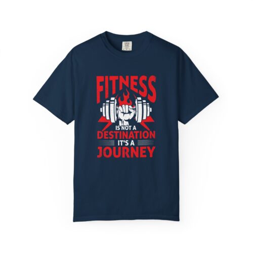 Fitness Journey T-Shirt — “Fitness Is Not a Destination, It’s a Journey” Gym Tee. - Image 1