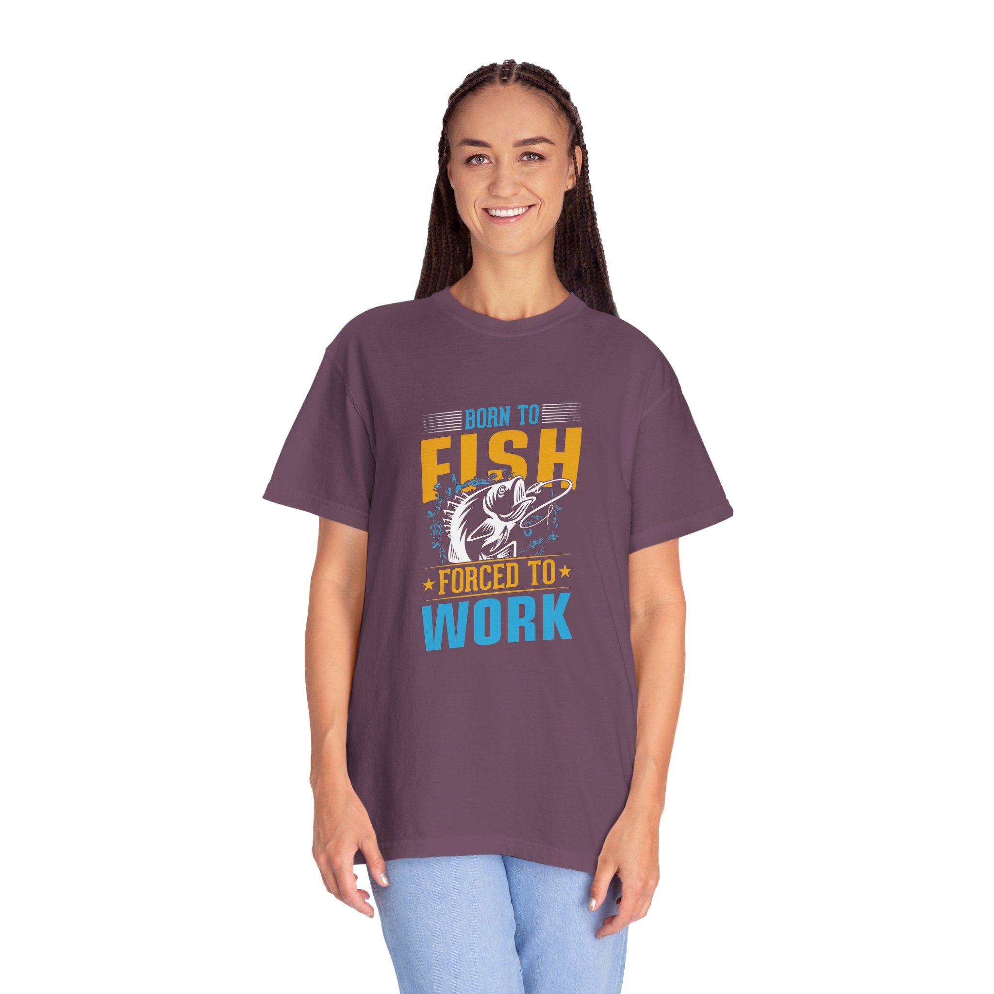 Born to Fish Graphic T-Shirt, Fishing Gift, Unisex Tee, Outdoor Apparel, Birthday Present, Casual Wear. - Image 10