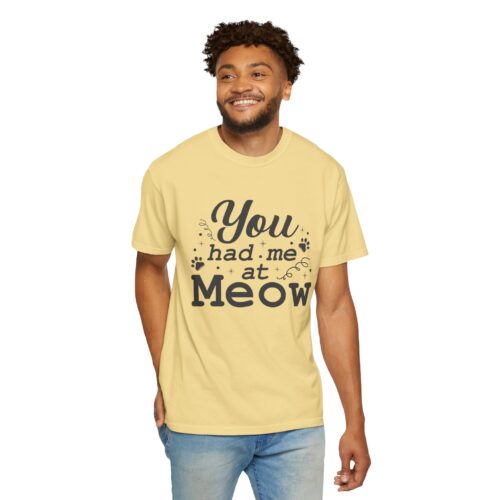 You Had Me at Meow T-Shirt — Cute Cat Lover Tee. - Image 23