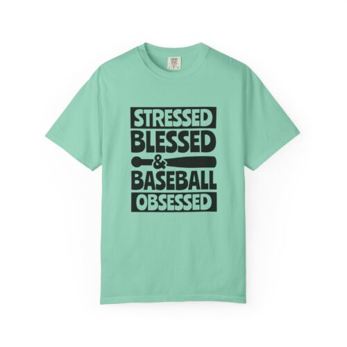 Stressed Blessed Baseball T-shirt - Perfect for Softball Season, Gift for Coaches, Athletes, Sport Fans, Unisex Tee. - Image 33