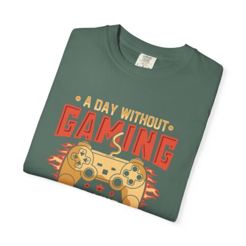 A Day Without Gaming Is Like Just Kidding I Have No Idea T-Shirt – Funny Gamer Controller Tee for Video Game Lovers & Gamers. - Image 10