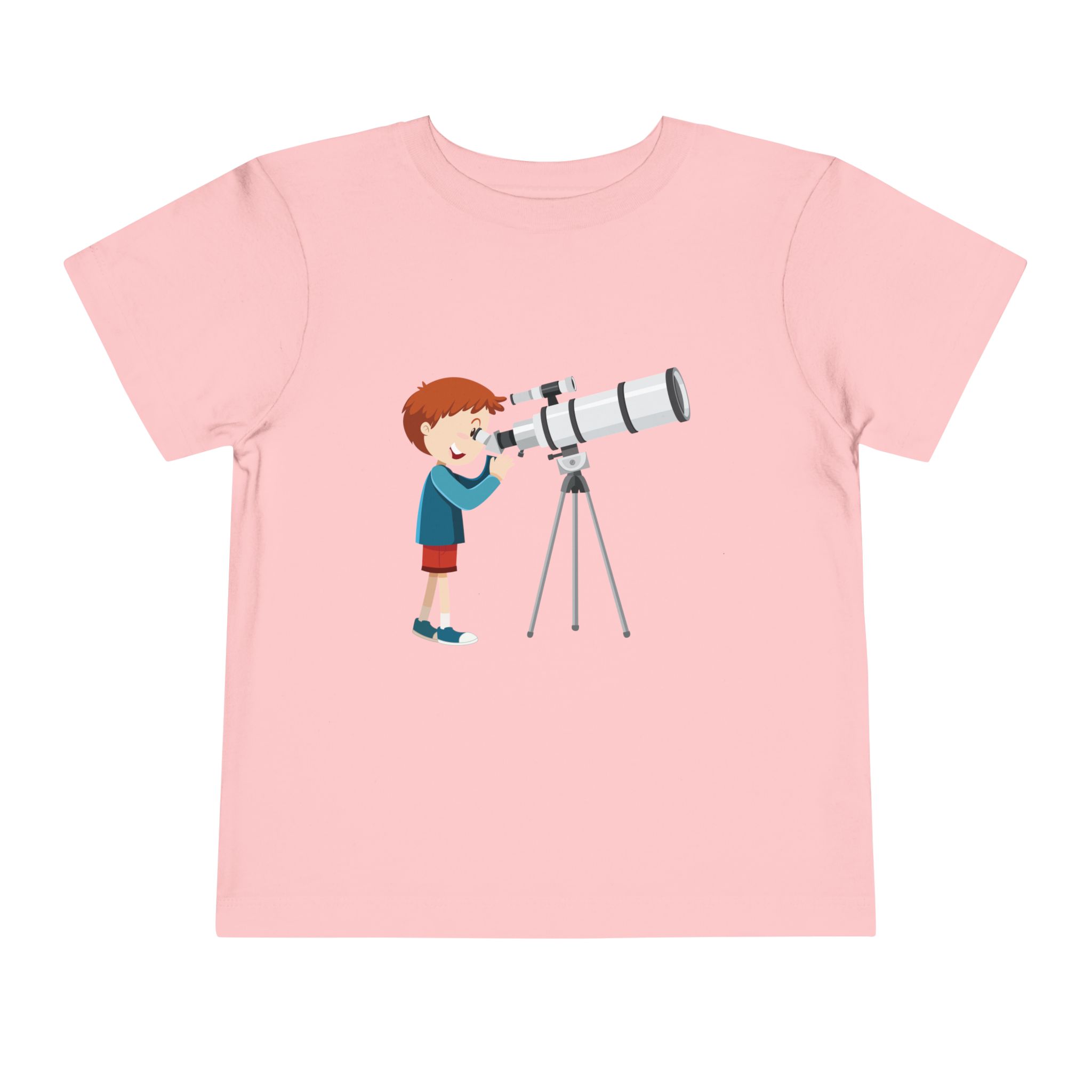 Little Astronomer Telescope Toddler T-Shirt – Cute Space Science Graphic Tee for Kids, Boys & Girls. - Image 25