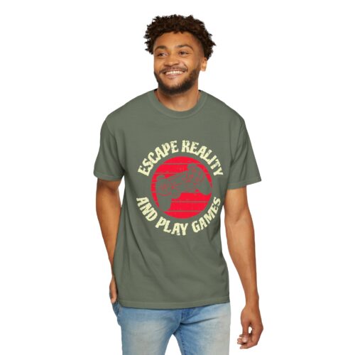 Escape Reality and Play Games T-Shirt – Funny Gamer Graphic Tee for Video Game Lovers, Gamers & Gaming Enthusiasts. - Image 15