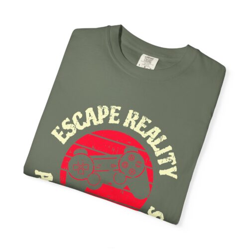 Escape Reality and Play Games T-Shirt – Funny Gamer Graphic Tee for Video Game Lovers, Gamers & Gaming Enthusiasts. - Image 10