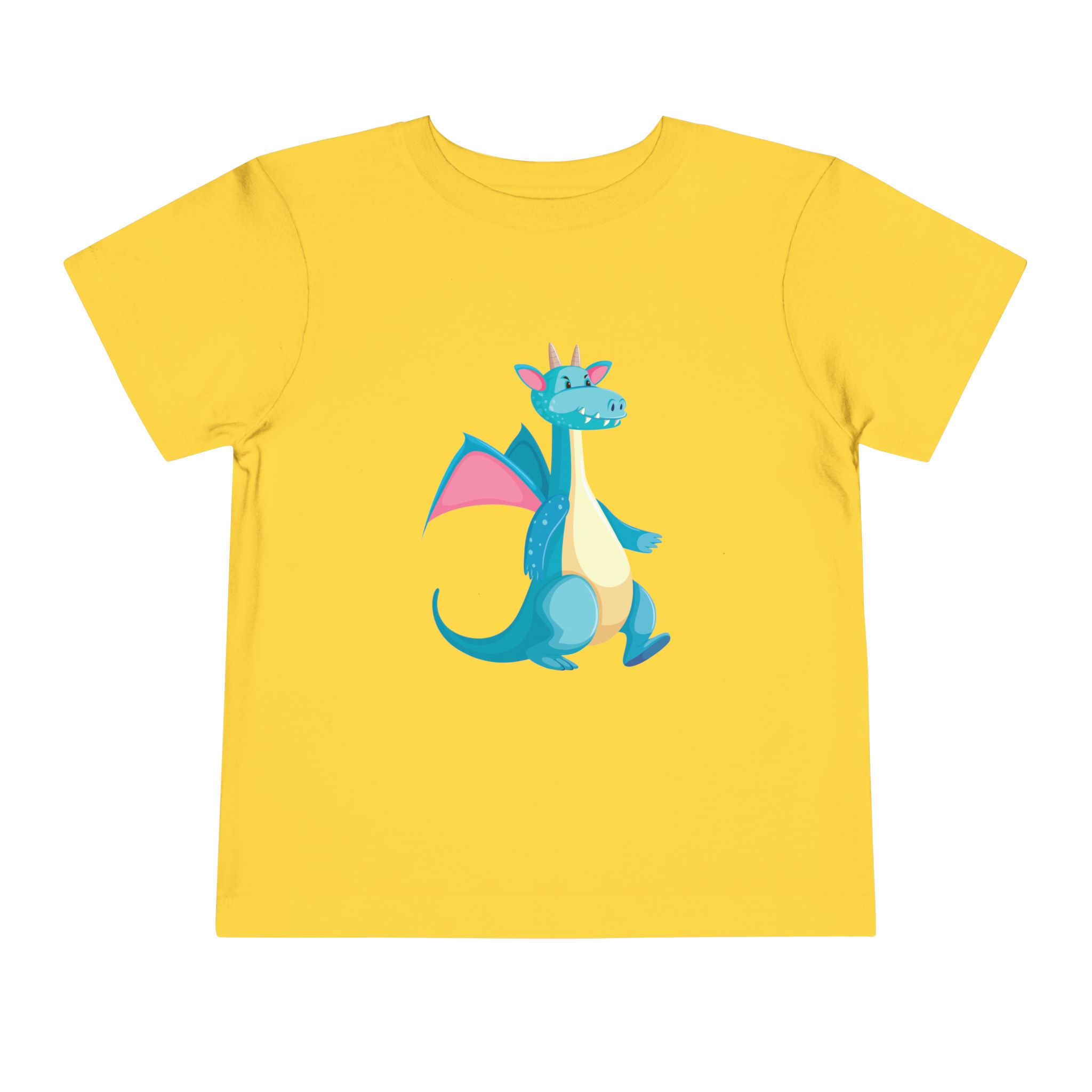 Cute Blue Walking Dragon Toddler T-Shirt – Adorable Dragon Cartoon Graphic Tee for Kids, Boys & Girls. - Image 13