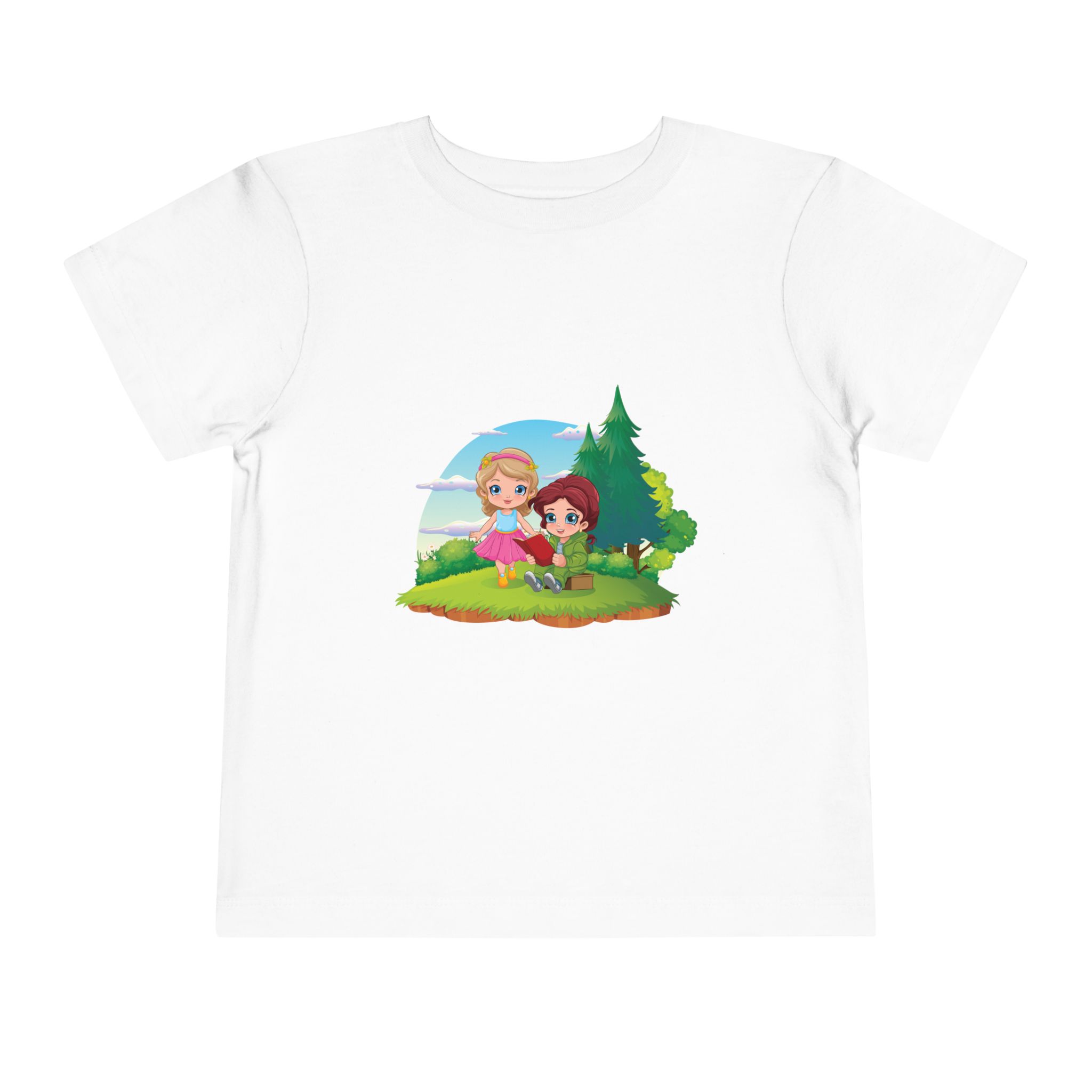 Princess Adventure Toddler T-Shirt – Cute Forest Friends Graphic Tee for Kids, Boys & Girls. - Image 5