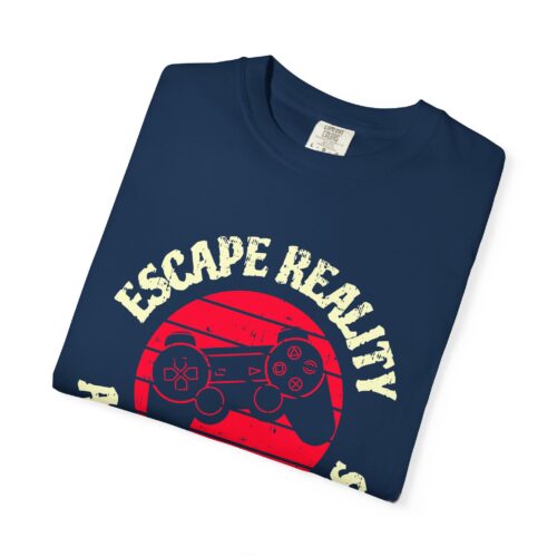 Escape Reality and Play Games T-Shirt – Funny Gamer Graphic Tee for Video Game Lovers, Gamers & Gaming Enthusiasts. - Image 42