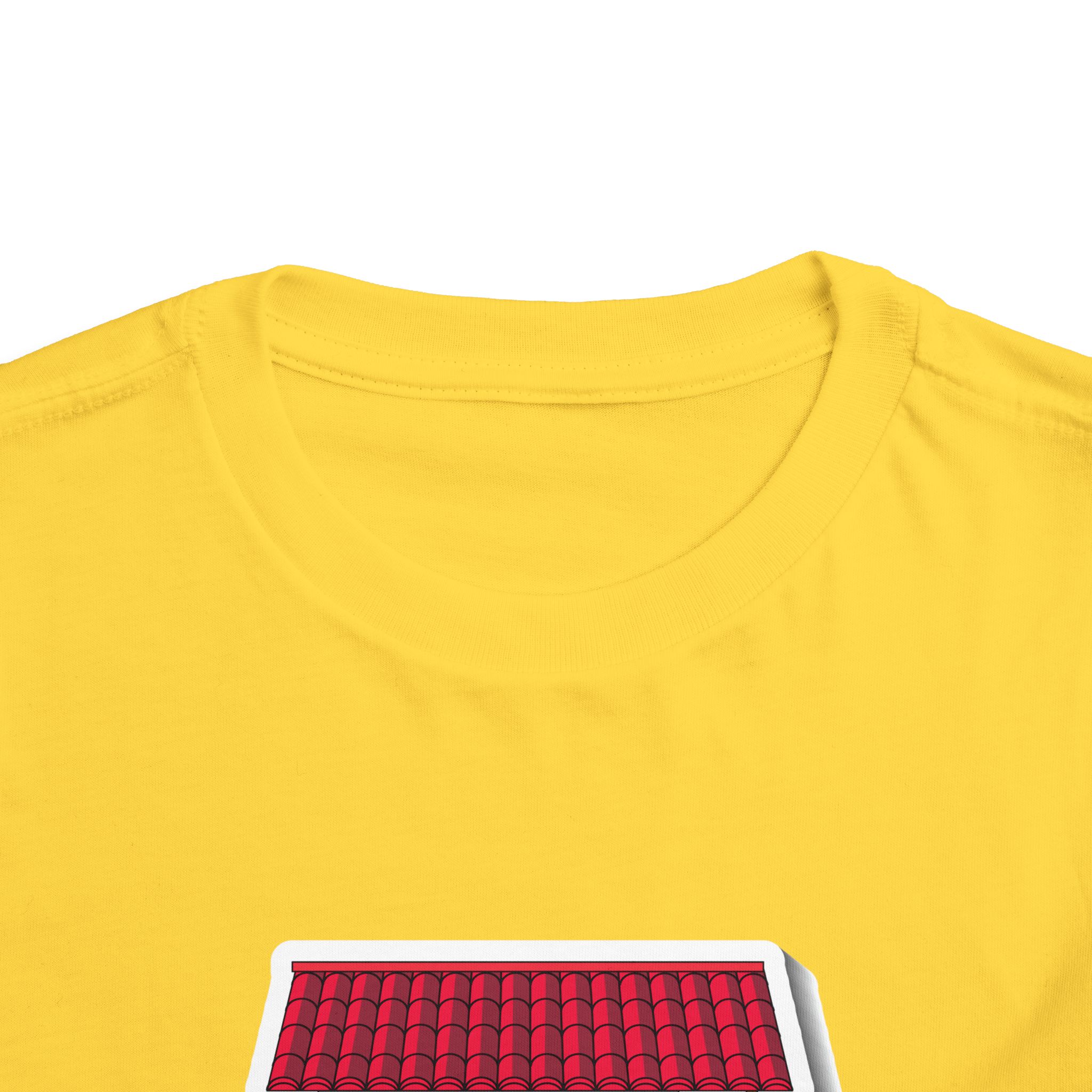 Cute Red Roof House Toddler T-Shirt – Adorable Home Illustration Graphic Tee for Kids, Boys & Girls. - Image 11