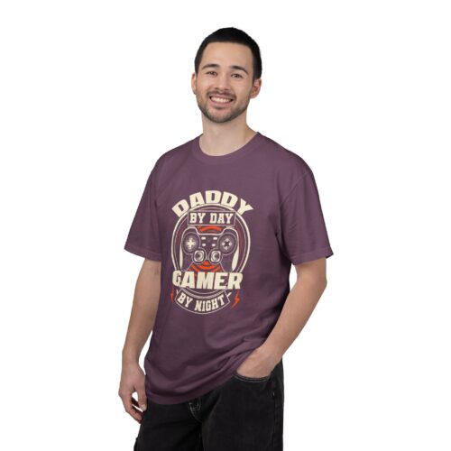 Daddy by Day Gamer by Night T-Shirt – Funny Gaming Dad Graphic Tee for Gamer Dads & Video Game Lovers. - Image 43