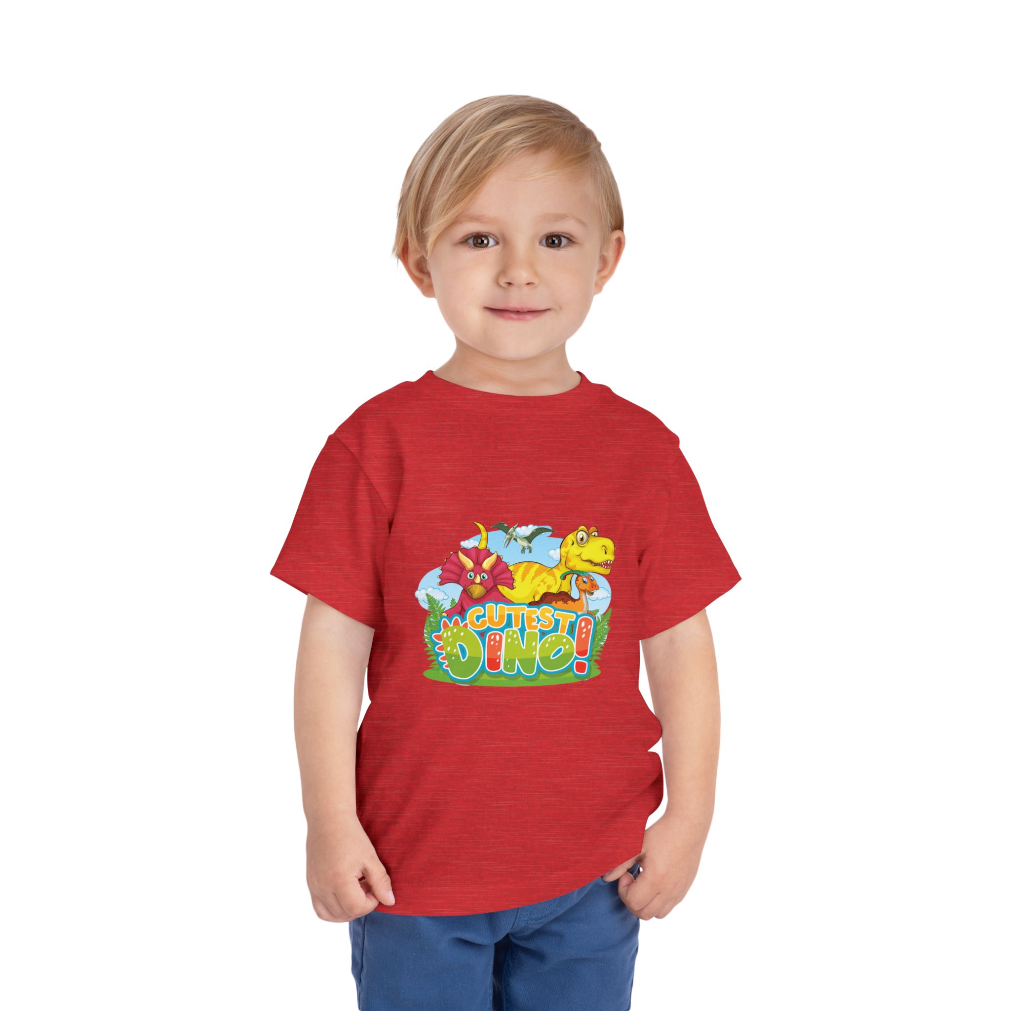 Cutest Dino Toddler T-Shirt – Colorful Dinosaur Graphic Tee for Kids, Boys & Girls. - Image 26