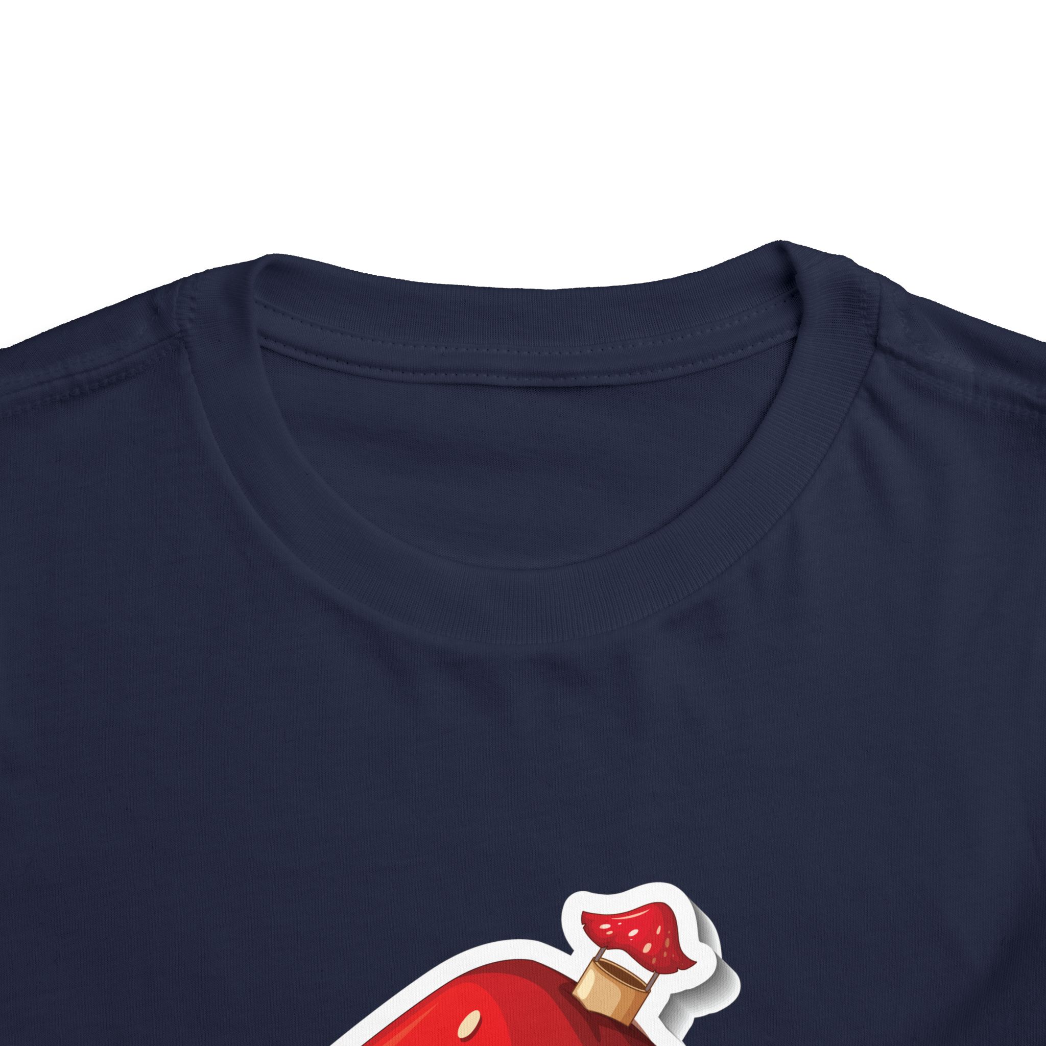 Cute Red Mushroom House Toddler T-Shirt – Adorable Cottage Graphic Tee for Kids, Boys & Girls. - Image 19