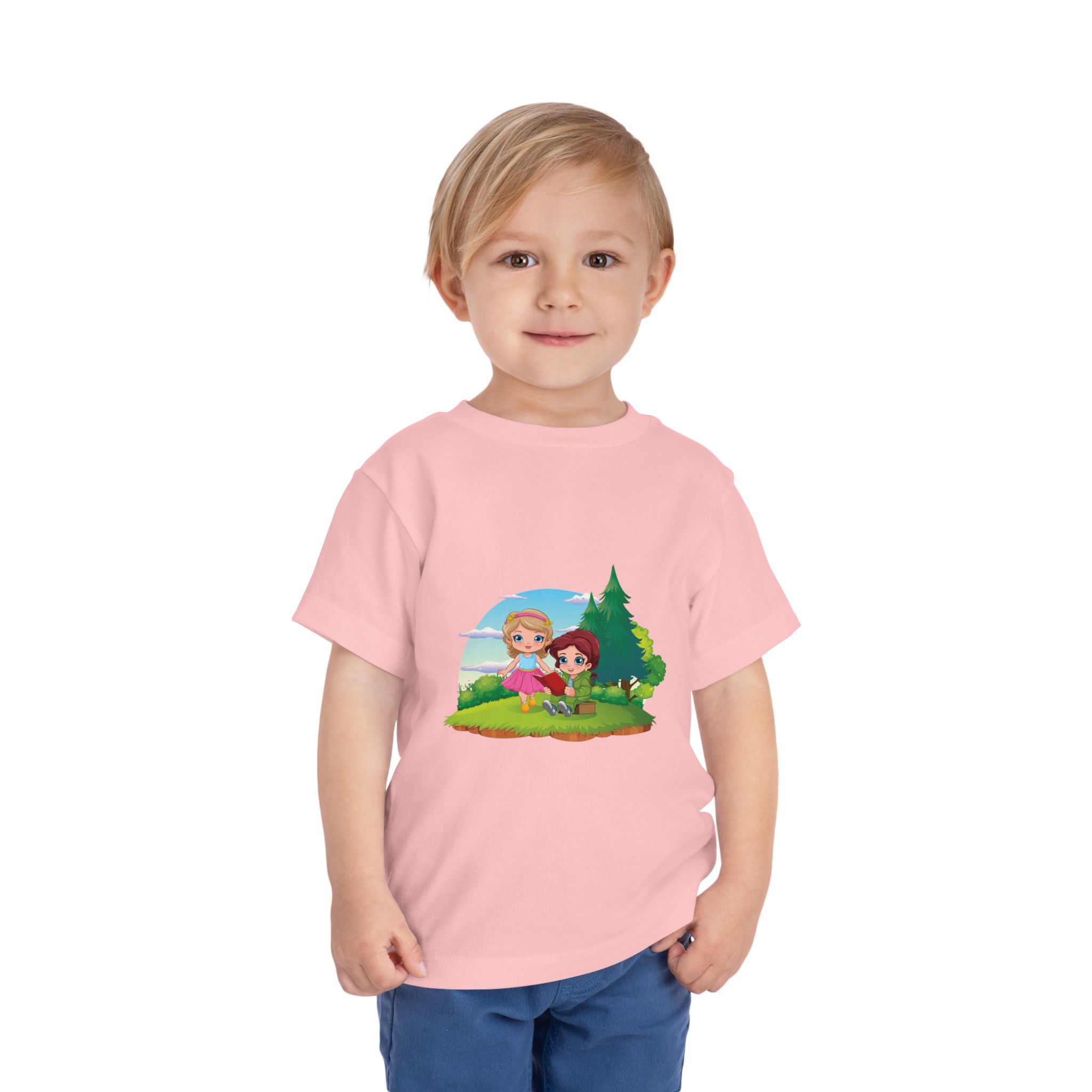 Princess Adventure Toddler T-Shirt – Cute Forest Friends Graphic Tee for Kids, Boys & Girls. - Image 26
