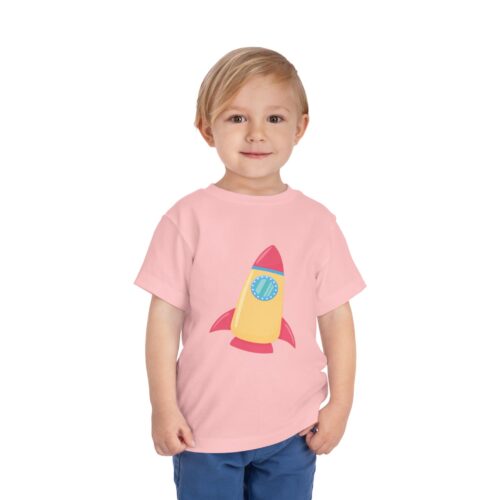 Cute Colorful Space Rocket Toddler T-Shirt – Fun Space Adventure Graphic Tee for Kids, Boys & Girls. - Image 22