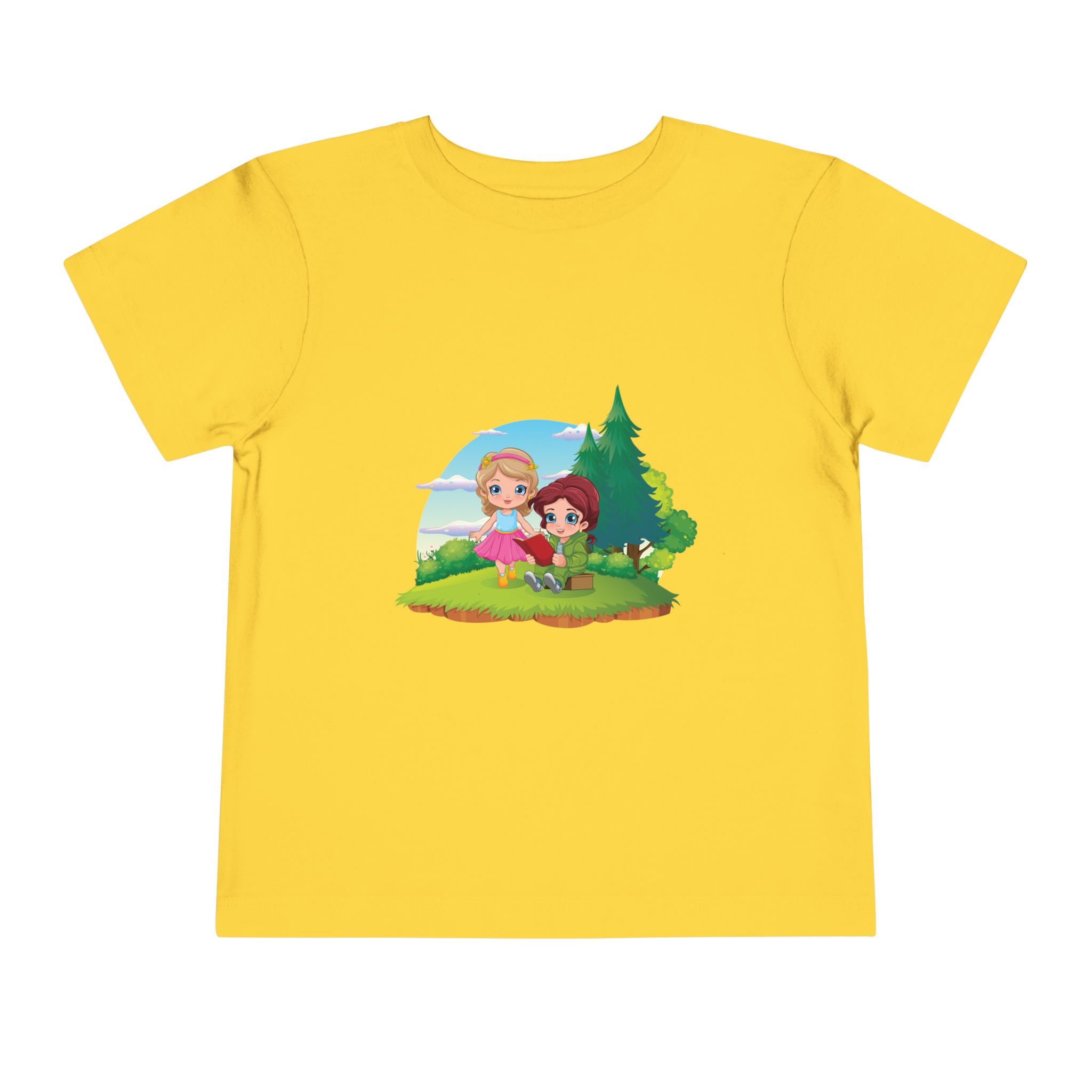 Princess Adventure Toddler T-Shirt – Cute Forest Friends Graphic Tee for Kids, Boys & Girls. - Image 13