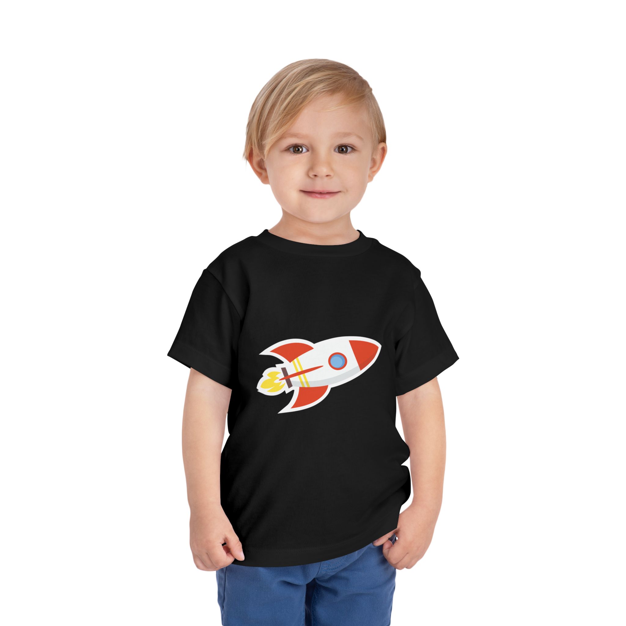 Cute Space Rocket Toddler T-Shirt – Fun Space Adventure Graphic Tee for Kids, Boys & Girls. - Image 6