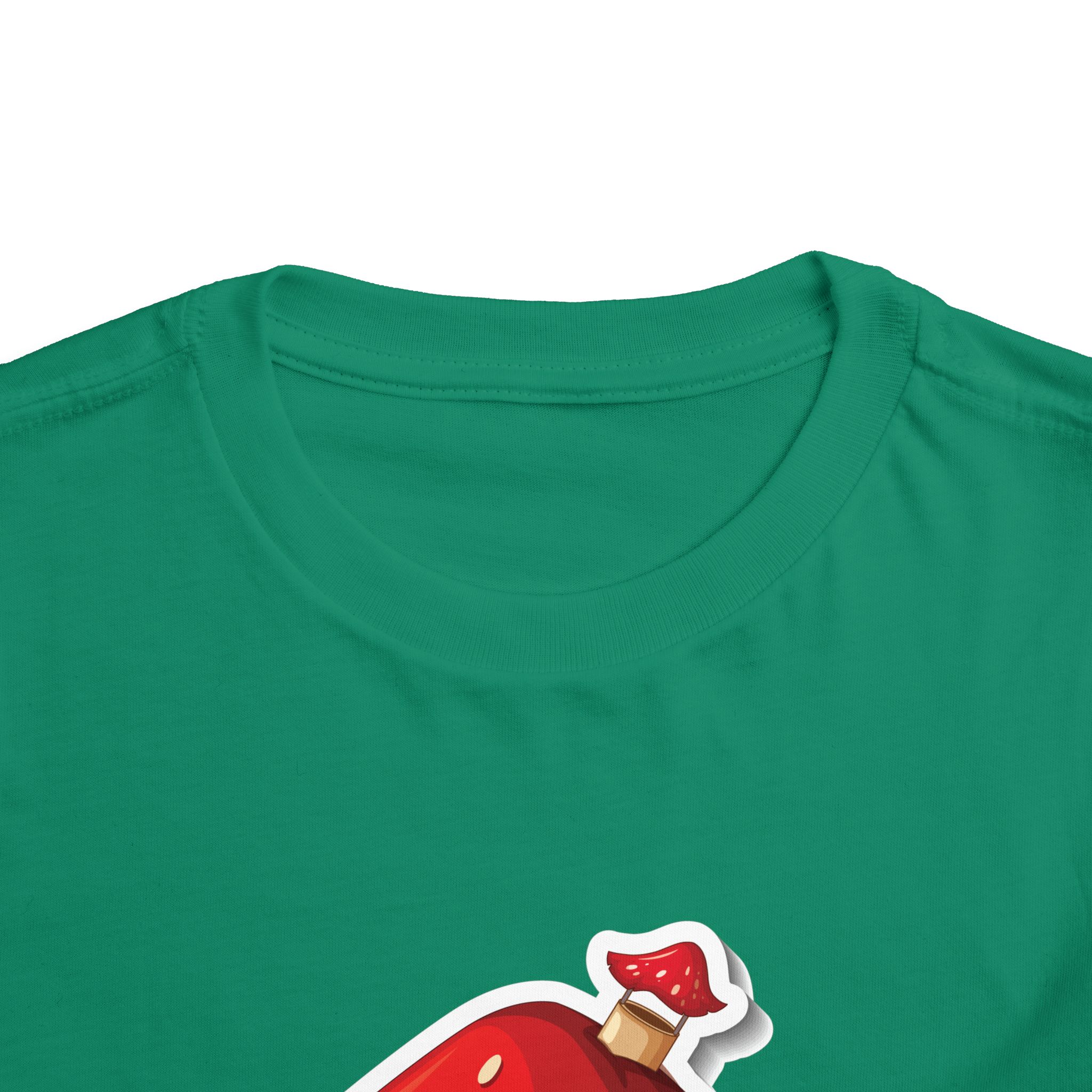 Cute Red Mushroom House Toddler T-Shirt – Adorable Cottage Graphic Tee for Kids, Boys & Girls. - Image 15